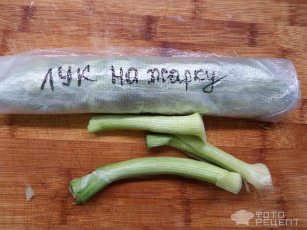 Рецепт: Зеленый лук в заморозку - Зимой как найдете Рецепт: Зеленый лук в заморозку - Зимой как найдете