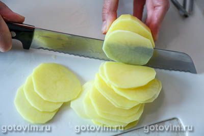 Розочки из картофеля с беконом Розочки из картофеля с беконом