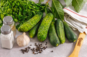 Малосольные огурцы за 10 минут Малосольные огурцы за 10 минут