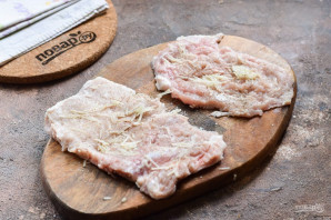 Мясо по-французски в фольге с грибами