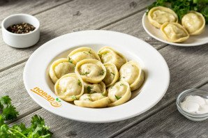 Пельмени с редькой Пельмени с редькой