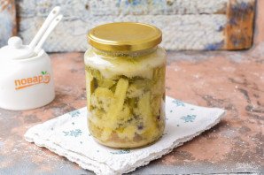 Салат "Блаженство" из огурцов на зиму Салат "Блаженство" из огурцов на зиму