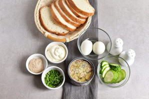 Бутерброды с сардиной Бутерброды с сардиной