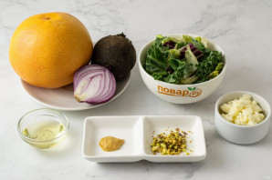 Салат из свеклы и грейпфрута