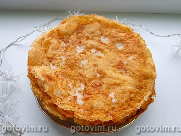 Рисовые блины на молоке с лимонадом