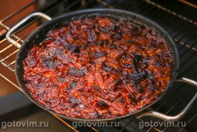 Тушеная фасоль со свининой, копченостями и кофе Тушеная фасоль со свининой, копченостями и кофе