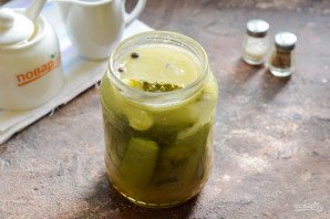 Салат "Блаженство" из огурцов на зиму Салат "Блаженство" из огурцов на зиму