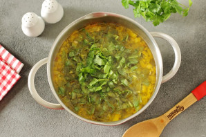 Щавелевый суп с сельдереем Щавелевый суп с сельдереем
