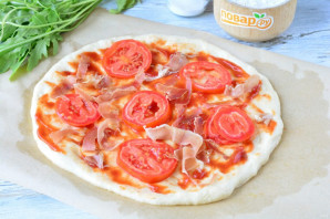 Пицца с прошутто и рукколой Пицца с прошутто и рукколой