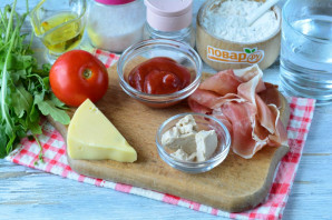 Пицца с прошутто и рукколой Пицца с прошутто и рукколой