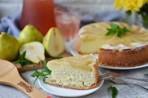 Бисквит с грушами Бисквит с грушами