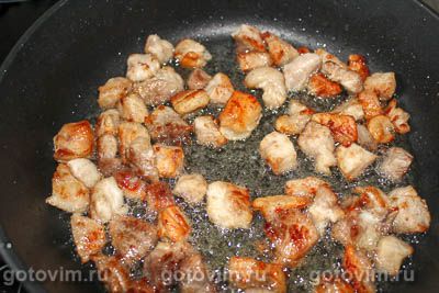 Плов со свининой на сковороде Плов со свининой на сковороде