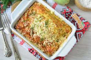 Овощной пирог из кабачков Овощной пирог из кабачков
