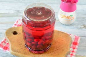 Компот из вишни без сахара на зиму Компот из вишни без сахара на зиму