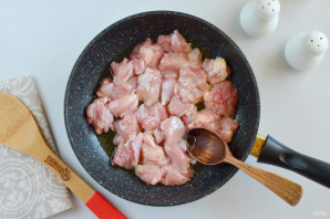 Рагу из баклажанов с курицей