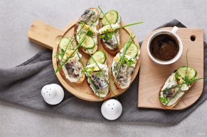 Бутерброды с сардиной Бутерброды с сардиной