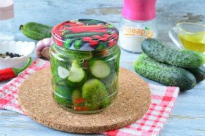 Огурцы "Под водочку" на зиму Огурцы "Под водочку" на зиму