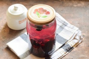 Компот из вишни и шелковицы на зиму Компот из вишни и шелковицы на зиму