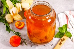 Компот из персиков на зиму