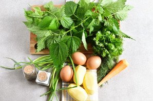 Суп с крапивой