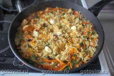 Плов со свининой на сковороде Плов со свининой на сковороде