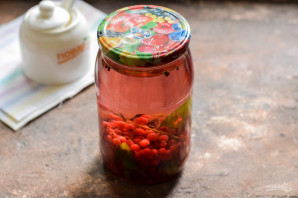 Компот из красной смородины с мятой на зиму Компот из красной смородины с мятой на зиму