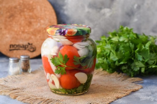 Помидоры по-армянски на зиму Помидоры по-армянски на зиму