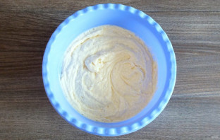 Творожный кекс с малиной