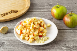 Гречневые оладьи с яблоком Гречневые оладьи с яблоком