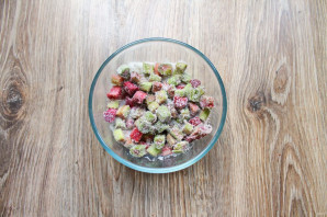 Пирог с ревенем и вишней Пирог с ревенем и вишней