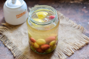 Компот из крыжовника с лимоном на зиму Компот из крыжовника с лимоном на зиму