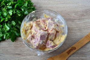 Шашлык с горчицей и майонезом Шашлык с горчицей и майонезом