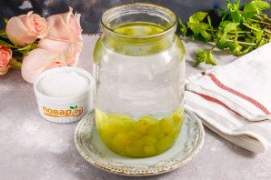 Компот из белого винограда на зиму Компот из белого винограда на зиму