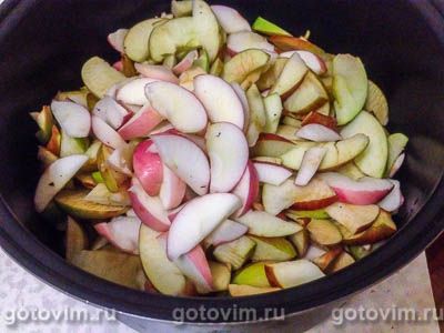 Пюре яблочное в мультиварке (без сахара) Пюре яблочное в мультиварке (без сахара)