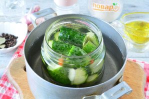 Огурцы "Под водочку" на зиму Огурцы "Под водочку" на зиму