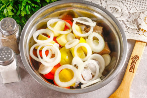 Шашлык из рыбы с яблоками Шашлык из рыбы с яблоками