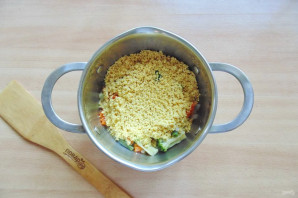 Пшенная каша с брокколи Пшенная каша с брокколи