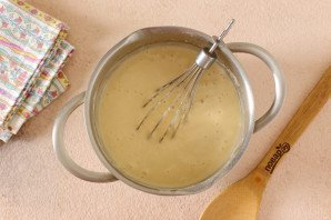 Заливной пирог с нектаринами