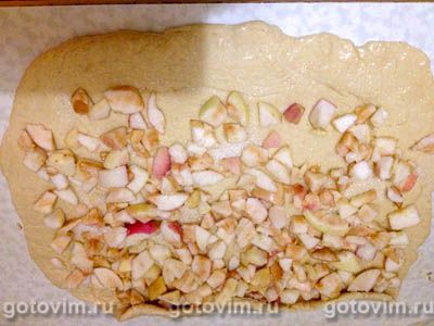 Булочки-завитки с яблоками в мультиварке Булочки-завитки с яблоками в мультиварке