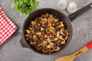 Грибной суп с баклажанами на молоке Грибной суп с баклажанами на молоке