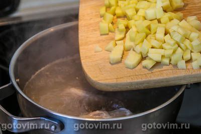 Южный борщ с баклажанами Южный борщ с баклажанами