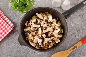 Грибной суп с баклажанами на молоке Грибной суп с баклажанами на молоке