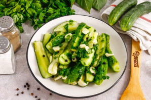 Малосольные огурцы за 10 минут Малосольные огурцы за 10 минут