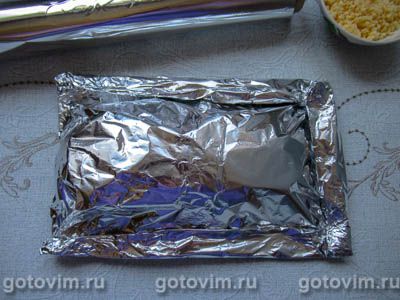 Стейк семги в фольге (с помидорами и сыром) Стейк семги в фольге (с помидорами и сыром)