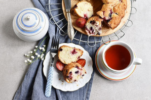 Быстрый пирог с ягодами Быстрый пирог с ягодами