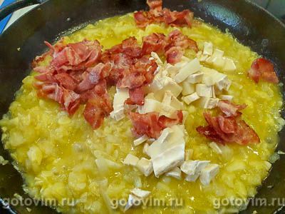 Кабачки «Ницца» запеченые с сыром Шевр и беконом Кабачки «Ницца» запеченые с сыром Шевр и беконом