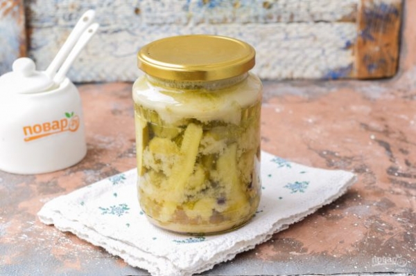 Салат "Блаженство" из огурцов на зиму Салат "Блаженство" из огурцов на зиму