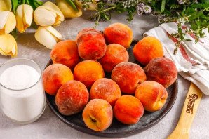 Компот из персиков на зиму