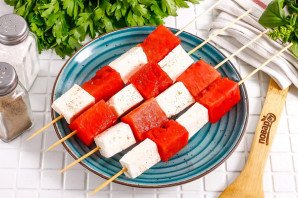 Шашлык из арбуза