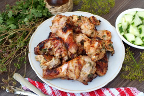 Шашлык из курицы с кинзой Шашлык из курицы с кинзой